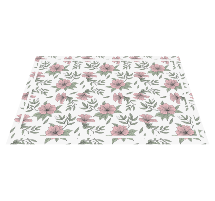 Original placemats floral arrangement design - TenStickers