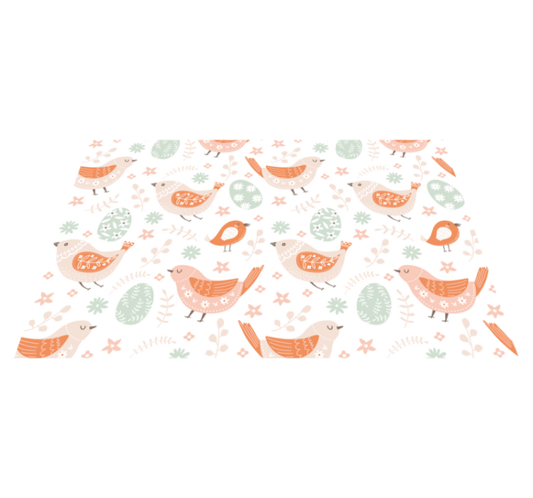 Children placemats with lovely bird designs - TenStickers