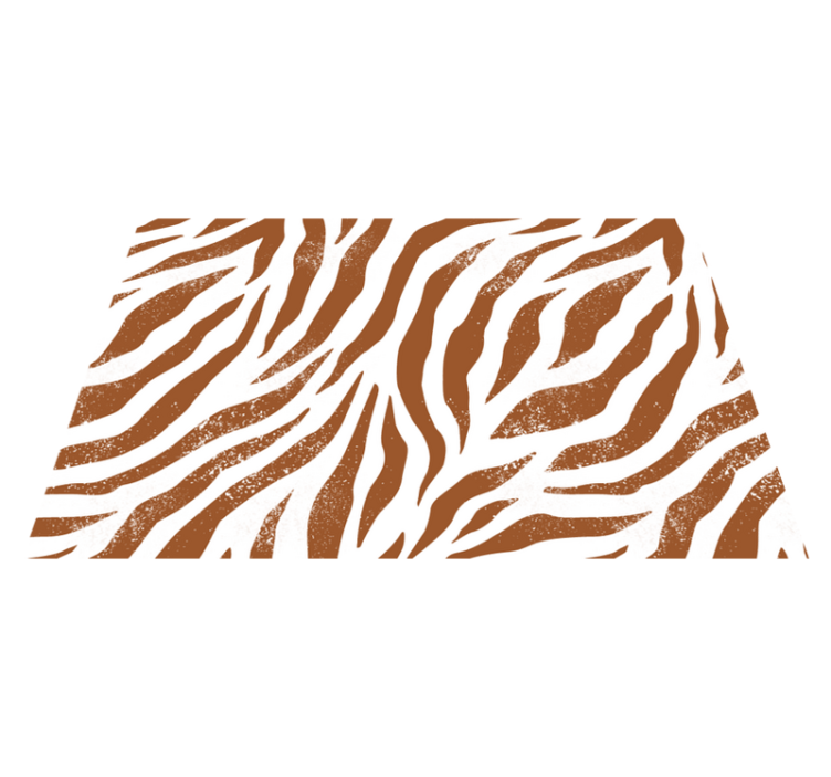 Textured placemats zebra print table cover - TenStickers
