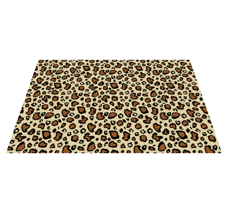 Textured placemats with leopard print design - TenStickers