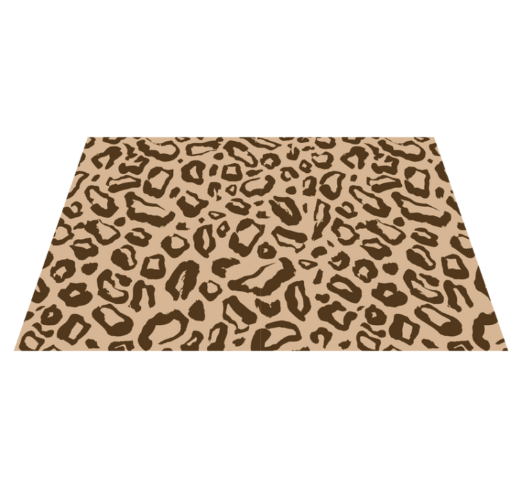Textured placemats in leopard print style - TenStickers