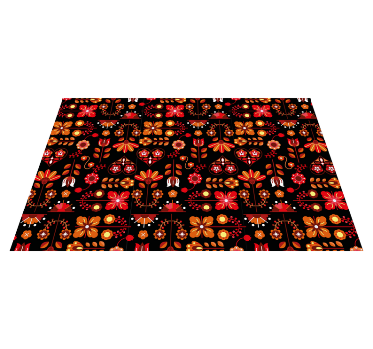 Original placemats lively botanical design - TenStickers