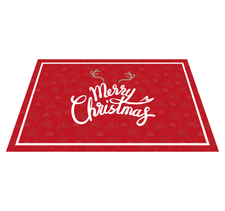Christmas placemats joyful christmas greetings - TenStickers