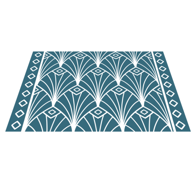 Modern placemats with elegant floral design - TenStickers