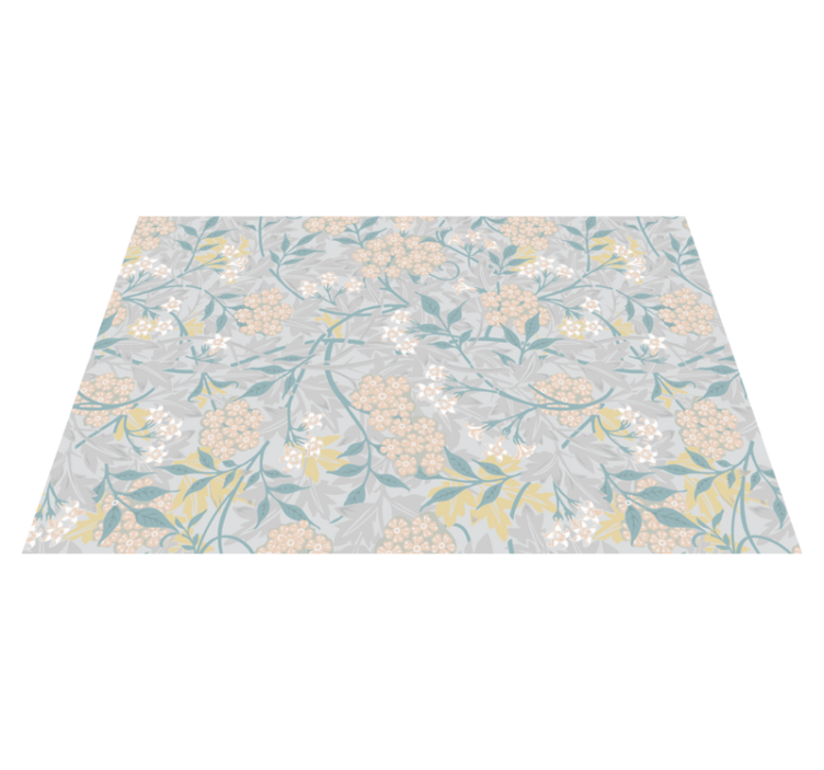Textured placemats floral inspired design - TenStickers