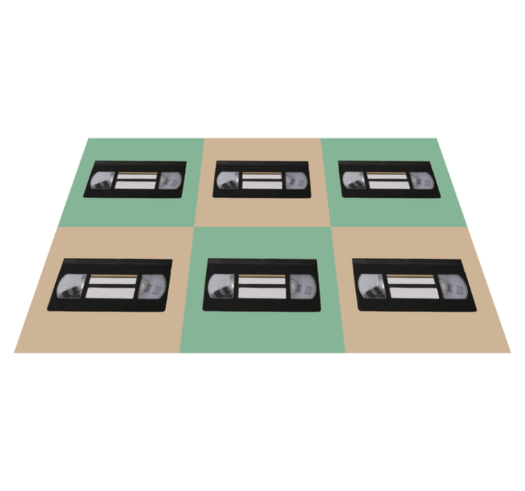 Original placemats vintage vhs tape design - TenStickers