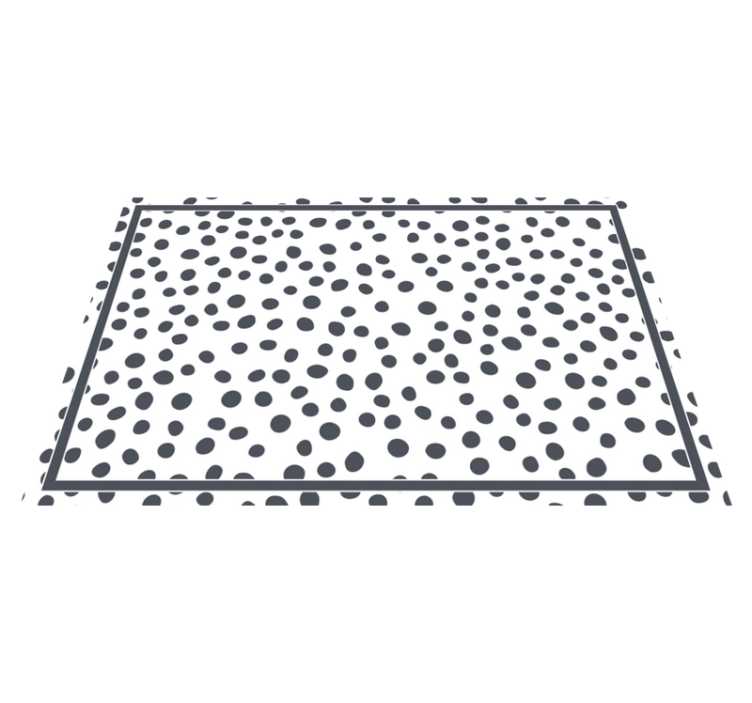 Textured placemats in polka dot design - TenStickers