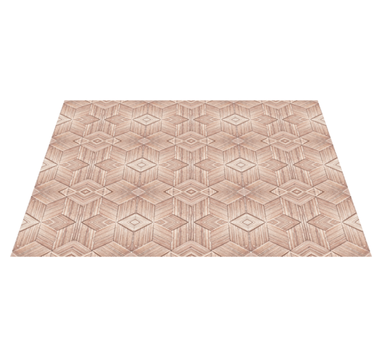 Textured placemats with geometric wood design - TenStickers