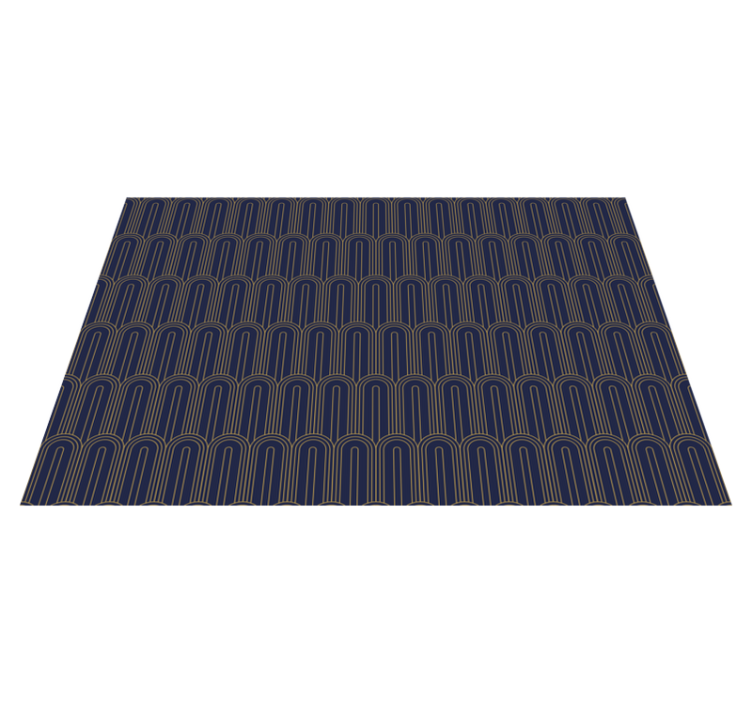 Modern placemats with elegant arched lines - TenStickers