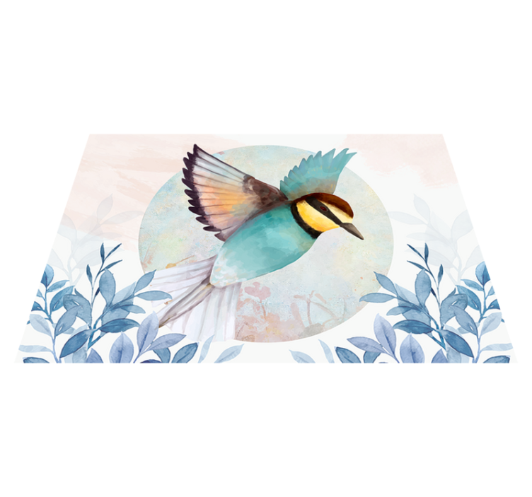 Original placemats with lively bird artwork - TenStickers