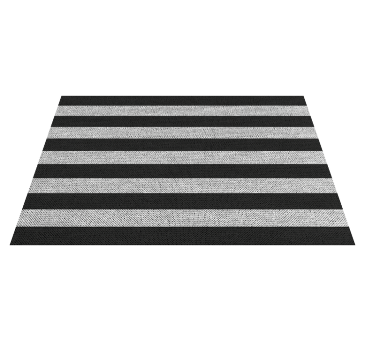 Modern placemats striped dining table mats - TenStickers