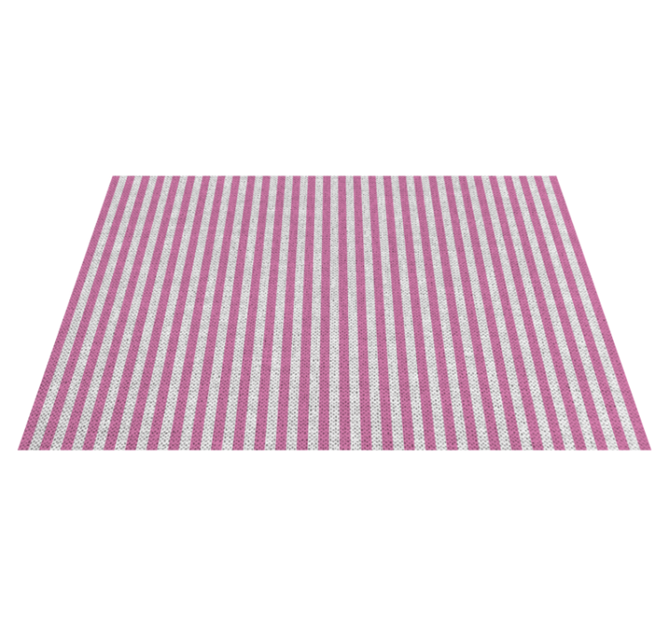 Textured placemats striped table top - TenStickers