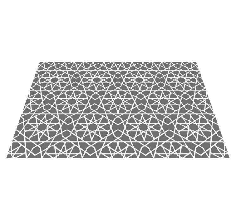 Textured placemats geometric pattern rectangle - TenStickers