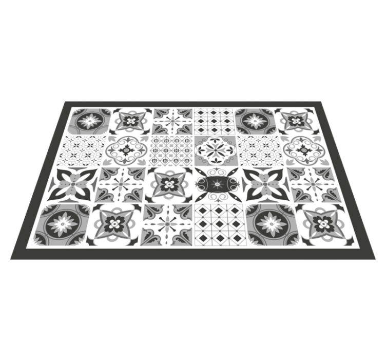 Textured placemats with elegant patterned design - TenStickers