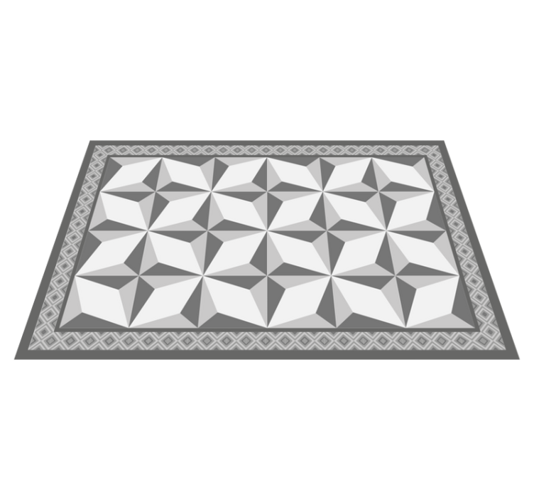 Textured placemats geometric design surface - TenStickers
