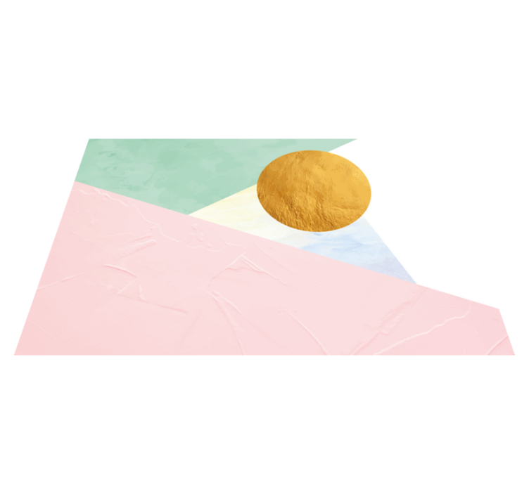 Modern placemats with textured geometric designs - TenStickers