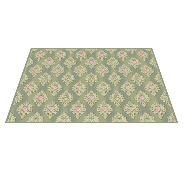Elegant placemats with floral motif elegance - TenStickers