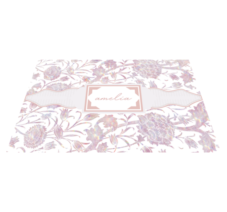 Custom Thistle Personalised placemats - TenStickers