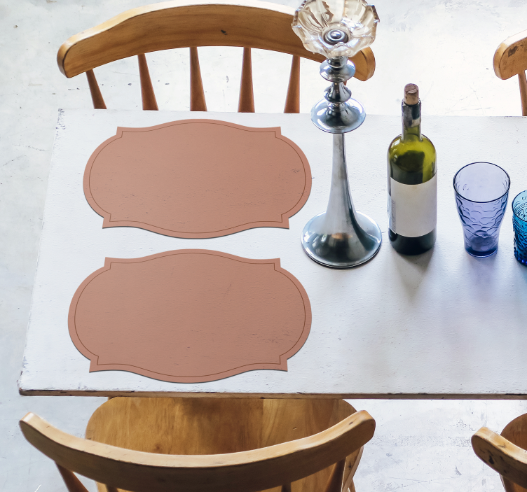 Placemats in rectangle shape - TenStickers