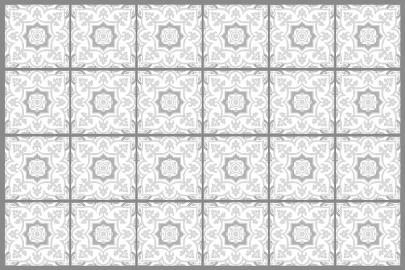 Gray tones original placemats - TenStickers