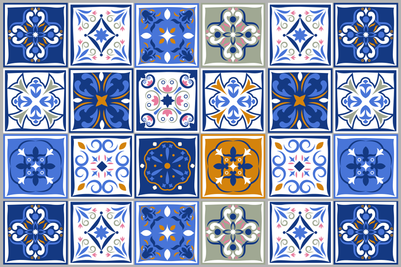 Portuguese style original placemats - TenStickers