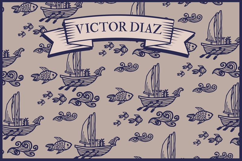 Original placemats sailing motif design - TenStickers