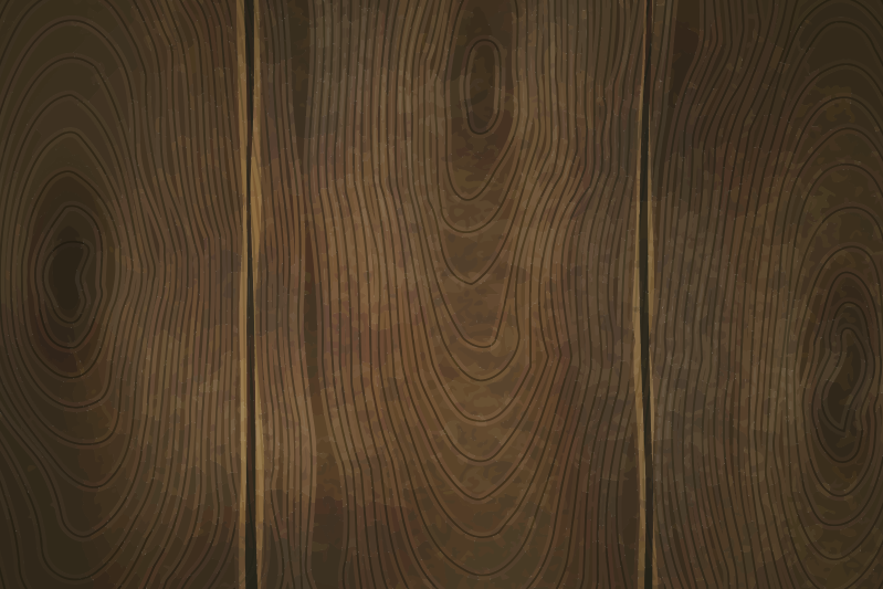 Textured placemats in natural wood design - TenStickers