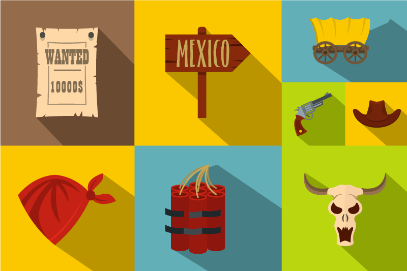 Original placemats for a desired mexican theme - TenStickers