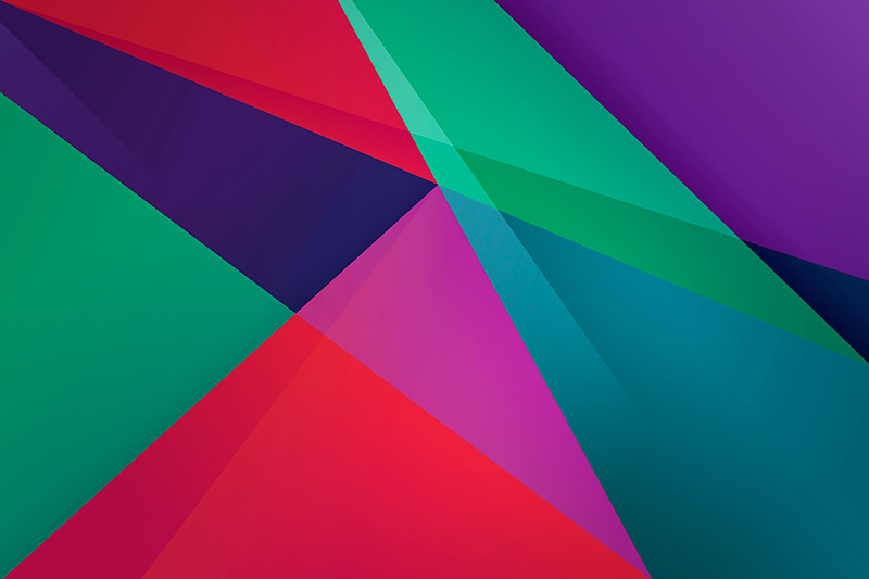 Modern placemats with colorful geometric design - TenStickers