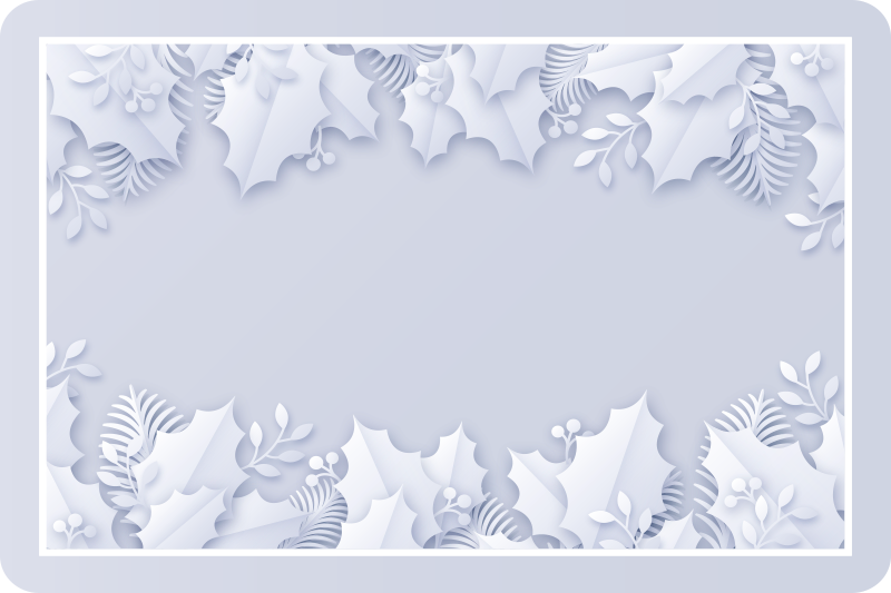 Christmas placemats elegant holiday style - TenStickers