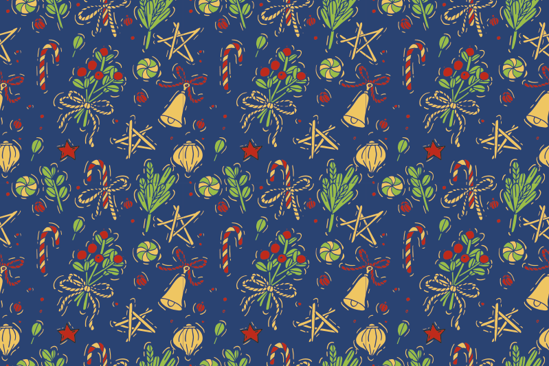 Christmas placemats for festive table decor - TenStickers