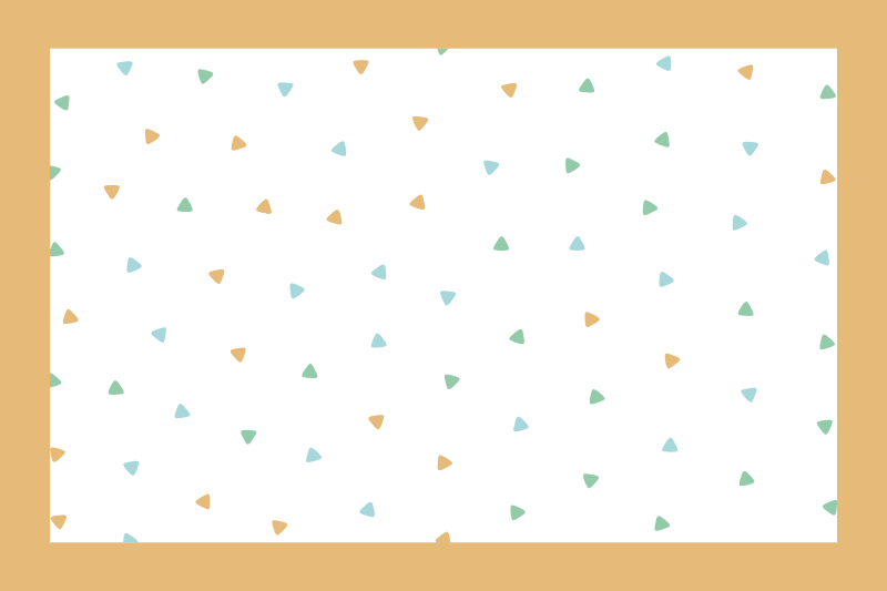 Personalised placemats with elegant triangle design - TenStickers