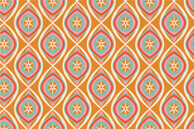 Abstract geometric pattern original placemats - TenStickers