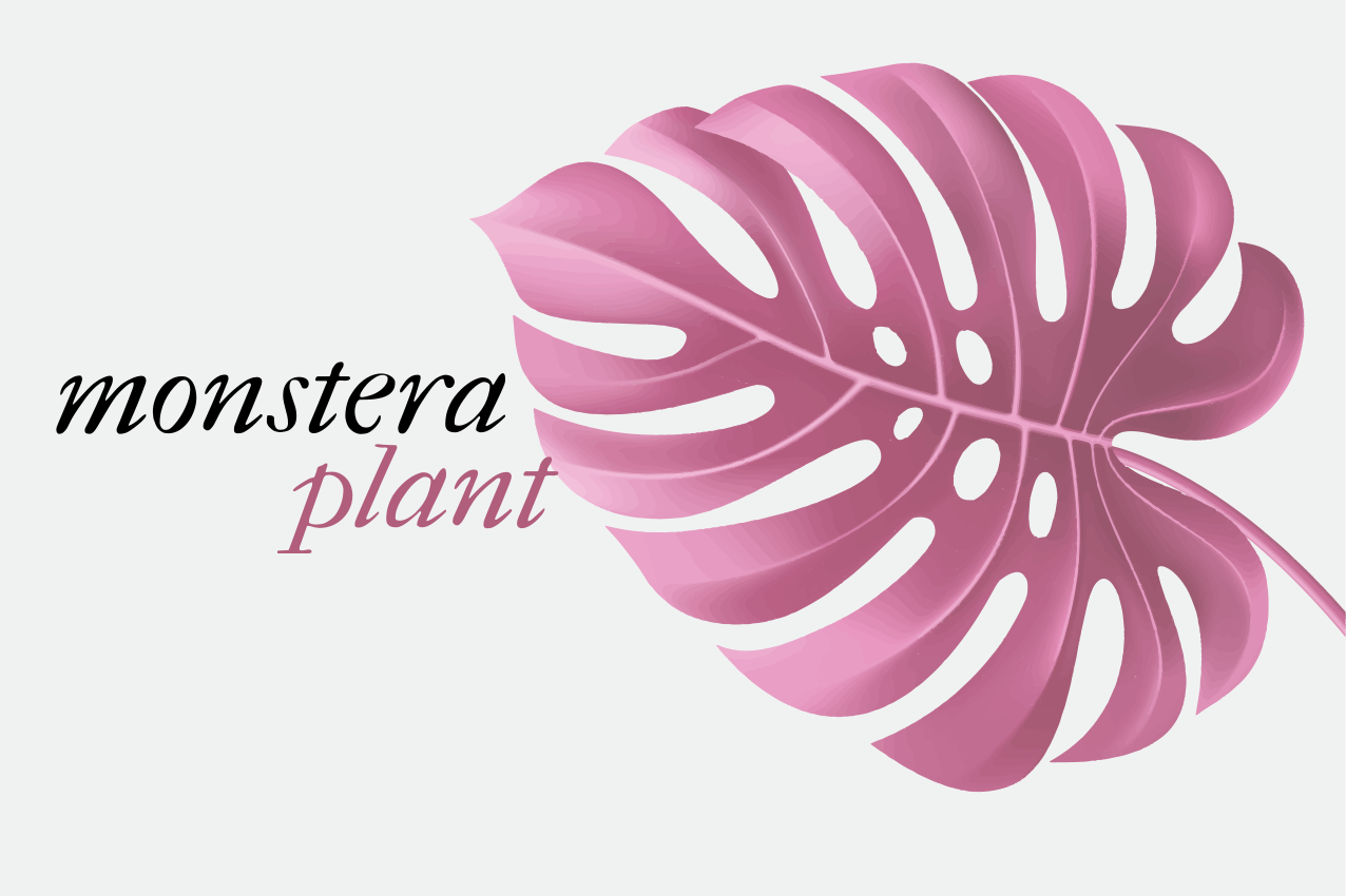 Original placemats monstera leaf design - TenStickers