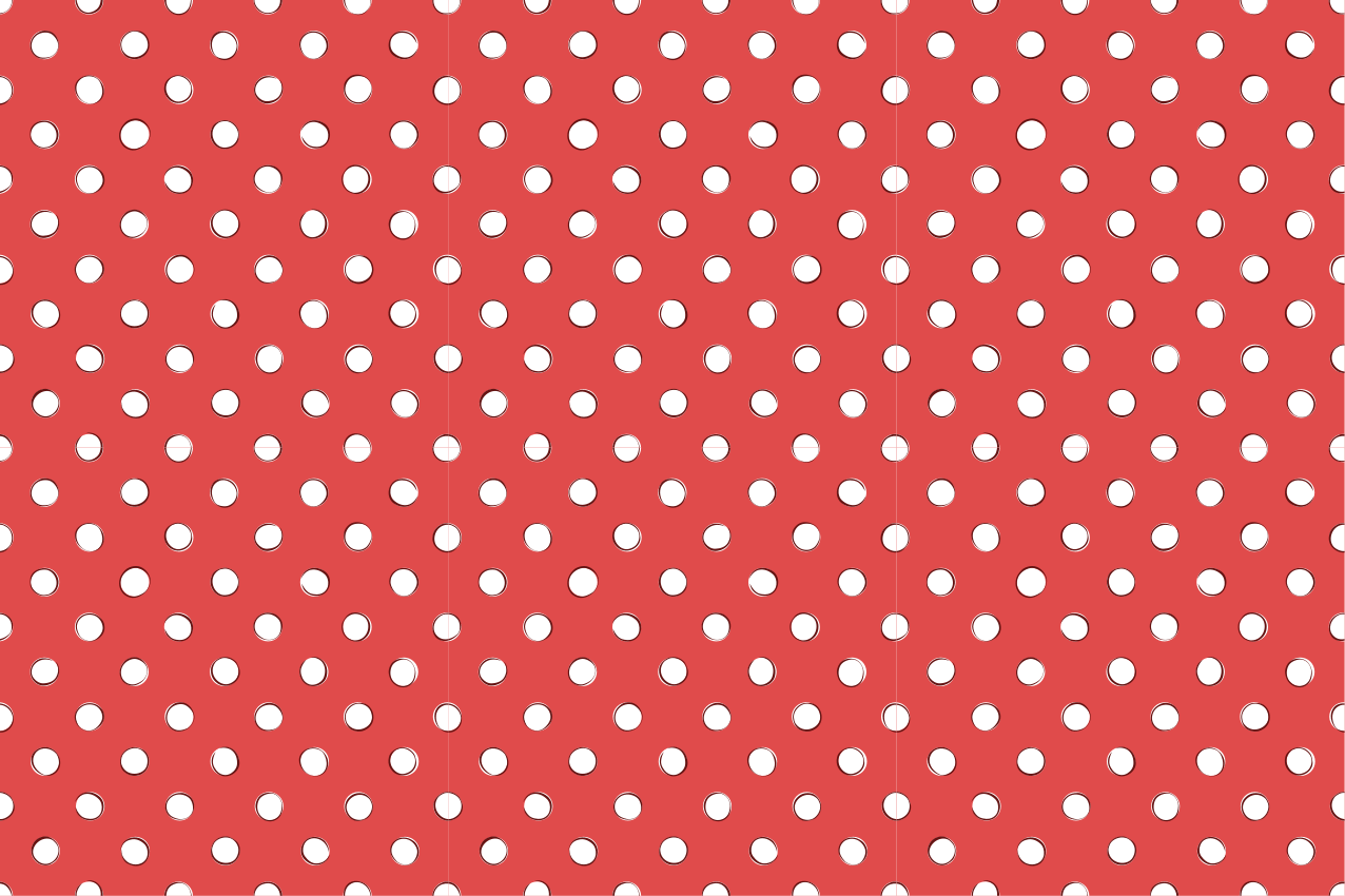 Original placemats polka dot design - TenStickers