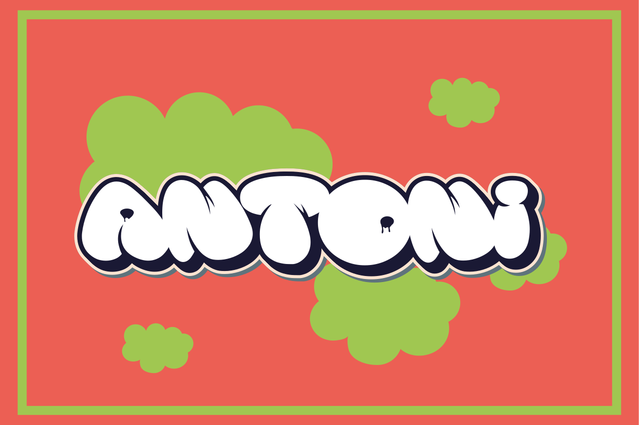 Personalised fun name personalised placemats - TenStickers