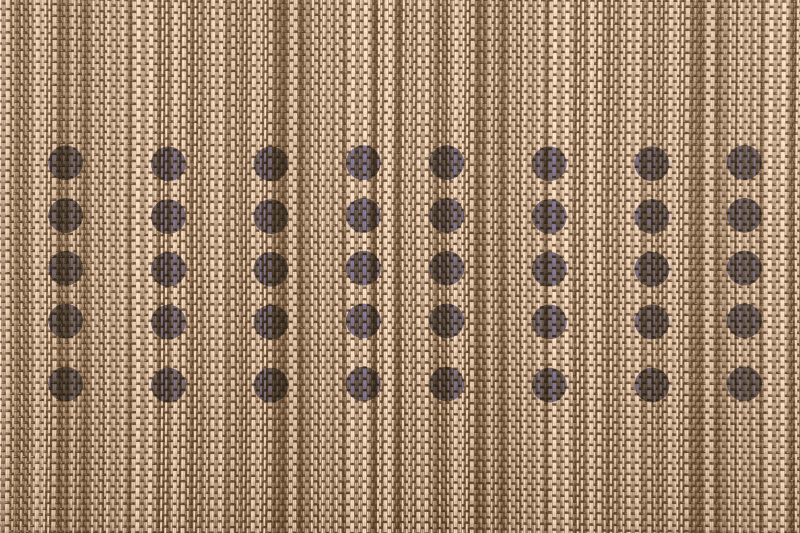 Textured placemats elegant brown surface - TenStickers