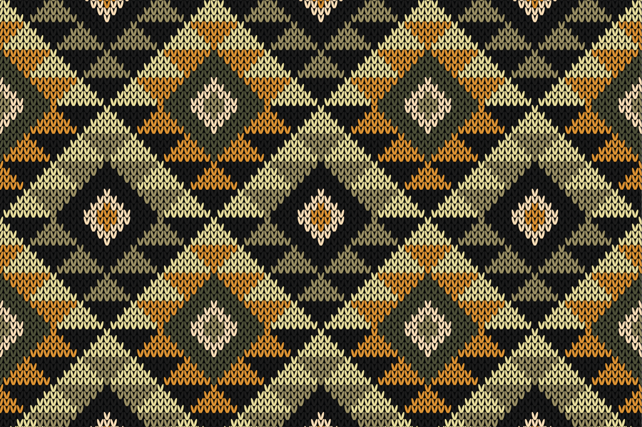 Textured placemats with stylish geometric design - TenStickers