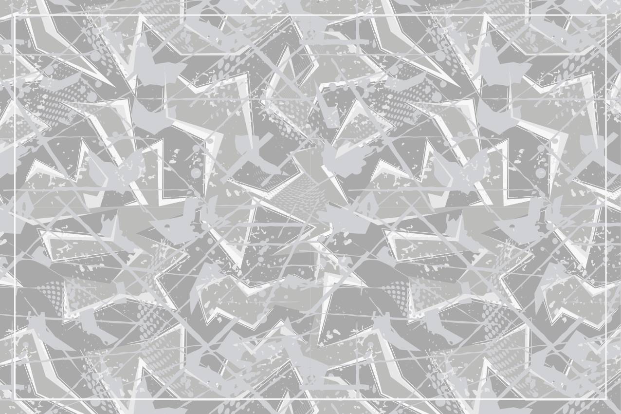 Textured placemats with abstract geometric designs - TenStickers