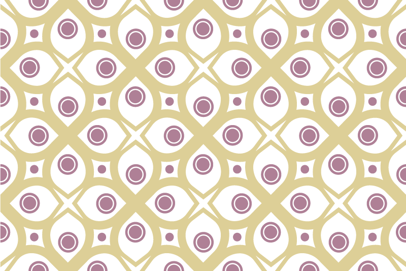 Modern placemats geometric pattern design - TenStickers