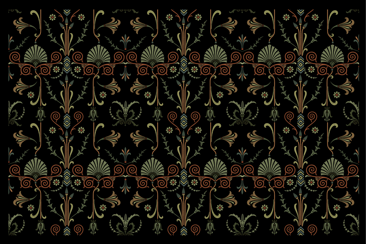 Textured placemats with floral texture finish - TenStickers