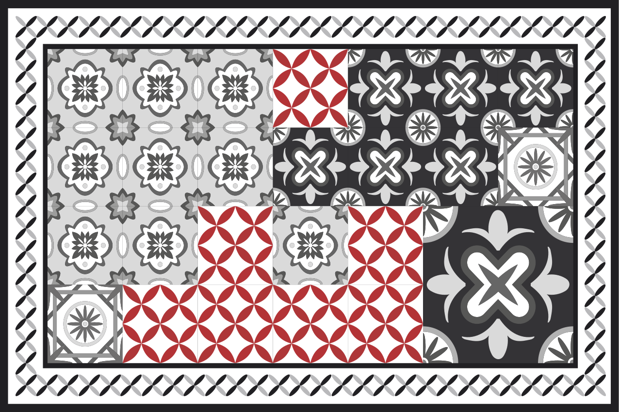 Textured placemats with elegant textured finish - TenStickers