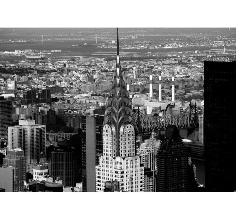 Empire State building New York wall mural - TenStickers