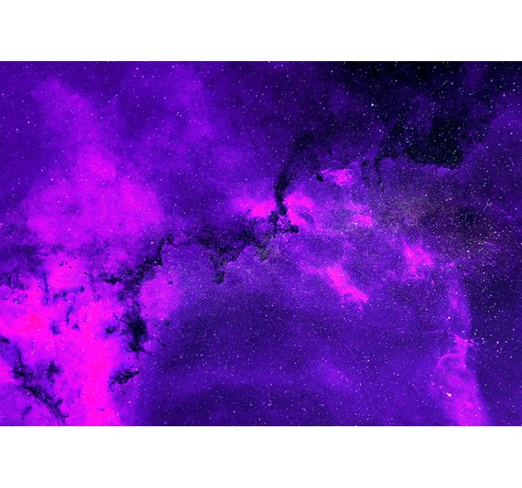Purple Nebula from our purpla wall mural range - TenStickers