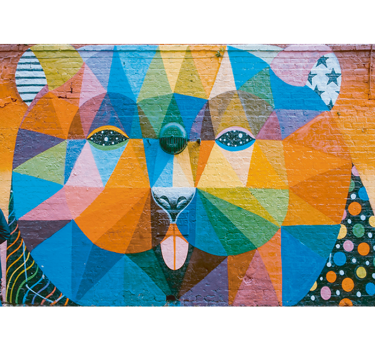 Tribal graffiti Urban Art Wall Mural - TenStickers