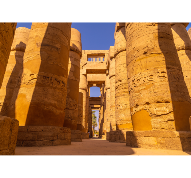 Historic Temple Columns city wall mural - TenStickers