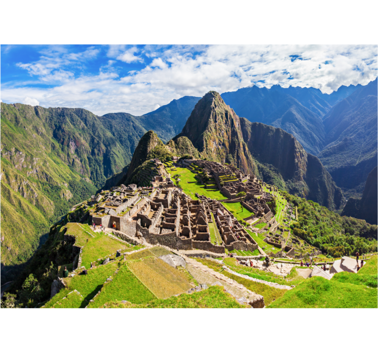 Machu Picchu Landscape city wall mural - TenStickers
