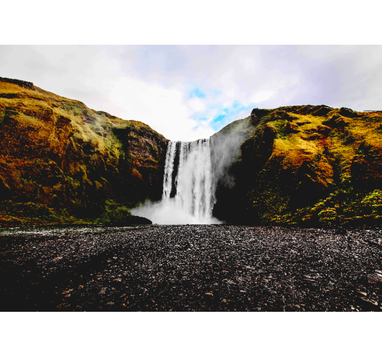 Grand Waterfall View wall mural waterfall - TenStickers