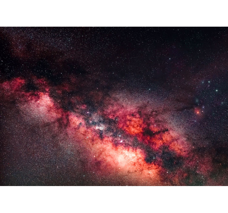 Space wall mural galactic nebula scene - TenStickers