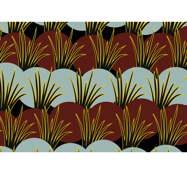 Colorful jungle forest wall mural - TenStickers